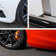 Ywdiml 2PCS Car Door Corner Protector Edge Guard, Carbon Fiber Anti-Collision Front Door Edge Scratch-Proof Sticker, Self-Adhesive Auto Corner Protector Cover Trim, Universal For Vehicles (No Sport) - ColorA - View 5