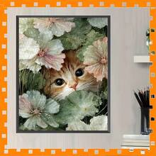 1000pcs Adult Mini Jigsaw Puzzle Boxed - Precision Cut Puzzle Pieces, Adult Challenge Level Difficulty, Scratch-Resistant Material. The Image Is Cute Cats In Flower Garden, Exquisite Details. Suitable For Adults Stress Relief, Family Entertainment, DIY Home Decor, Also An Art Collectible, Perfect Gift For Halloween, Christmas To Challenge The Brain, Let You Feel Focus And Achievement In Puzzling. - Multicolor - View 3