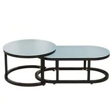 Garden Lounge Set With Galvanized Iron Frame, Grey Rope Garden Furniture, Adjustable Feet, Smooth Glass Tabletop, 5-Piece Set, Including All Seat And Back Cushions. - Beige - View 11