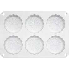 Molde de Silicona para Pastel con diseo de Conejo, Hecho a Mano, para Bricolaje, molde de silicona para pastel, molde para pastel de luna Mooncake N8, 52x 5, 8x 0, 84 Pulgadas - como las fotos - Ver 5