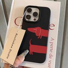 Funda para Teléfono - Funda para Teléfono con Diseño de Lichi de Dibujos Animados: Funda para Teléfono con Diseño de Perro Salchicha, Funda Protectora Estética de Cobertura Total Anti-Caída - Multicolor - Ver 3