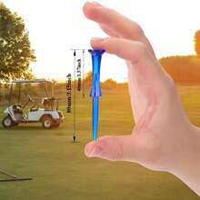 Golf Ball Tee, Plastic Golf Ball Tee Reduces Friction And Side Spin Professional Golf Ball Tee Durable And Stable Golf Ball Tee - Multicolor - View 7