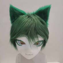1件裝 毛絨動物面具 Cosplay 面具 動物頭飾 動漫角色服裝配件 萬聖節服裝道具 - 查看 14