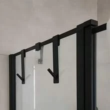 Stainless Steel Towel Hook, Shower Door Hook, Extended Length. No Drilling Or Adhesive Required. Perfect For Hanging Towels, Bathrobes, Clothes, And More. Ideal For Use In Bathrooms, Hotels, And Dormitories. A Great Gift Choice For Women. - Multicolor - View 9