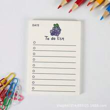 1pc Unique Cloud-Shaped Humorous To-Do List Memo Notepad, Creative Gift, 10.2x8cm, 7x10 Minimalist Cute Fruit To-Do List Planner, Checklist, Planner, Bullet Journal, Memo, Notebook, Non-Adhesive Highly Attractive Portable Tear-Off Memo Pad, 50 Pages - Portable Notepad - View 7
