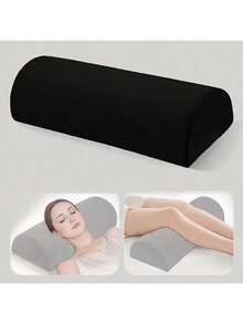 1pc Ergonomic Semi-Circle Leg Pillow Cushion, Washable Cover, Suitable For Legs, Knees, Lower Back And Head, Lumbar Support Pillow For Sleeping - Multicolor - View 25
