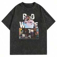 Ric Flair T-Shirt, Wrestling Champion, Legend Of The Ring, Wooooo - Blue and White - View 1
