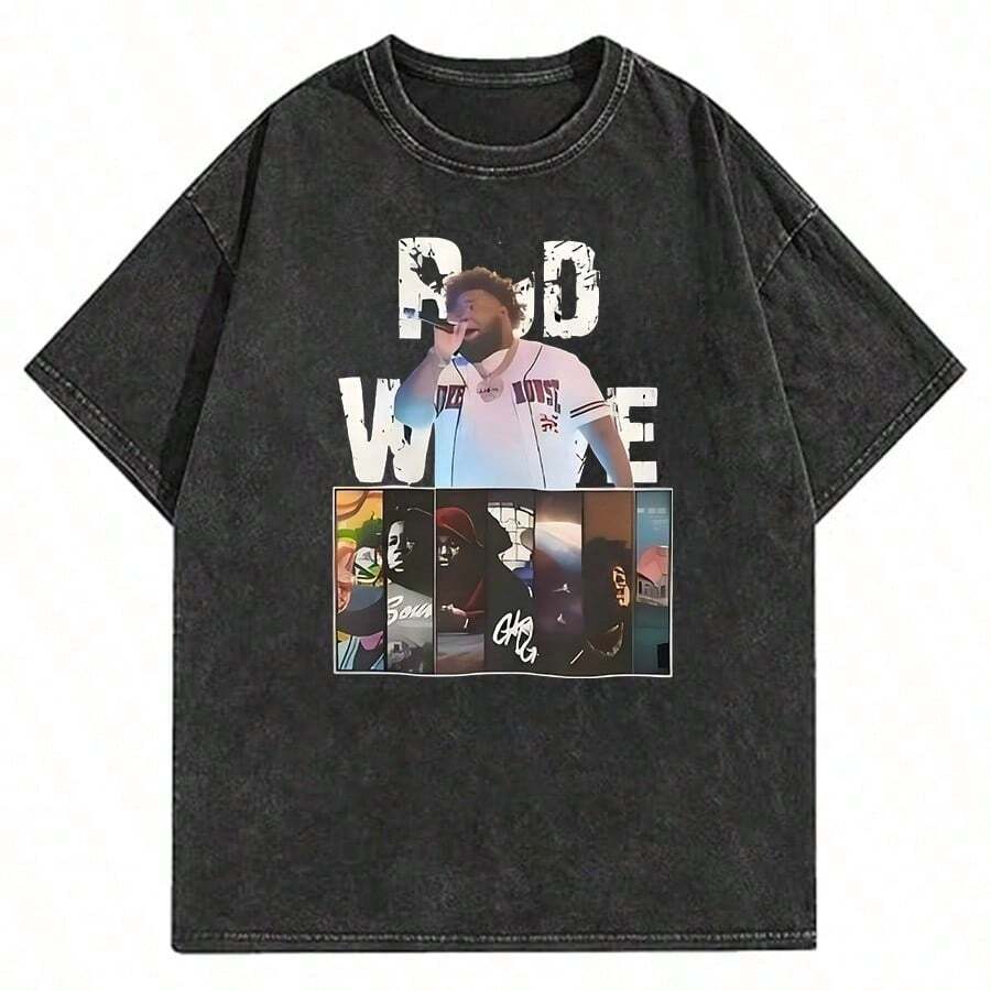 Ric Flair T-Shirt, Wrestling Champion, Legend Of The Ring, Wooooo - Blue and White - View 1