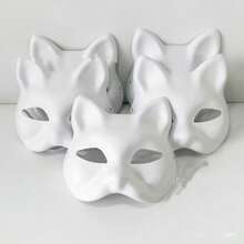 Topeng Kucing Terlaris Baru, Topeng DIY, Topeng Wajah Rubah Lukis Tangan, Kostum Hewan, Topeng Pesta Topeng, Hadiah Pesta (Mungkin Terdapat Cacat Kecil Selama Produksi, Namun Tidak Mempengaruhi Efek Produk Akhir) - masker - View 4