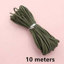 10m 2.5mm 扁平仿麂皮編織繩，韓式天鵝絨皮革繩，DIY項鍊珠寶製作材料 - rope cords - 查看 34