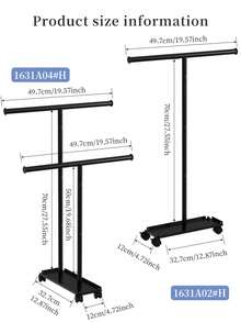 1pc Independent Integrated Drying Rack Towel Rack With Wheels, 1/2 Tier Mobile Towel Rack, Suitable For Bathroom, Pool, SPA, Black Metal Towel Storage Rack, Can Hang Bath Towels, Hand Towels, Available In Two Styles - Multicolor - View 3