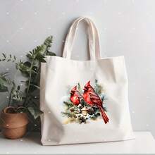 1/2/3 pièces Autocollants de transfert de chaleur couple d'oiseaux rouges, lavables et à repasser, convenant pour les T-shirts DIY, les sweats-shirts, les sweats à capuche, les jeans, les sacs à dos, les coussins, les décorations de fêtes, durable et élégant pour Noël - Multicolore - Voir 3