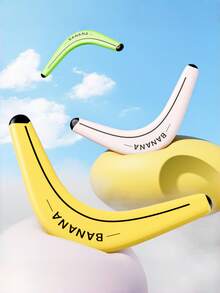 1PC V-Shaped Boomerang - Soft Material Flying Disc Outdoor Interactive Game Flying Toy Boomerang Outdoor Yard, Beach, Lawn, Fun Game Prop. - Multicolor - View 4