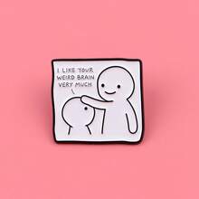 Lapel Enamel Pins And Brooches Badge Pins For Backpacks Bags Backpack Cool Decoration Friend For Gifts - Multicolor - View 2