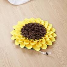 Alfombra de olfateo para mascotas, manta de entrenamiento, alfombra de olfateo con girasol para perros, juguete de rompecabezas para aliviar el estrés de los perros, alfombra de forrajeo nasal para mascotas - Multicolor - Ver 2