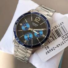 Casio 3-Eye Business Watch For Men, Waterproof Stainless Steel Quartz Wristwatch, Multi-Color Versatile Commute Watch - one-size - View 11