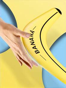 1PC V-Shaped Boomerang - Soft Material Flying Disc Outdoor Interactive Game Flying Toy Boomerang Outdoor Yard, Beach, Lawn, Fun Game Prop. - Multicolor - View 5