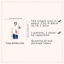 50pcs Fun K-POP CORTI-S Stickers CORTI-S Gift CORTI-S Merchandise CORTI-S Poster Decoration Graffiti Stationery Stickers Vinyl Waterproof Suitable For Laptop Phone Phone Case Gift Computer Diary Skateboard Water Bottle Scrapbook Guitar - B - View 7