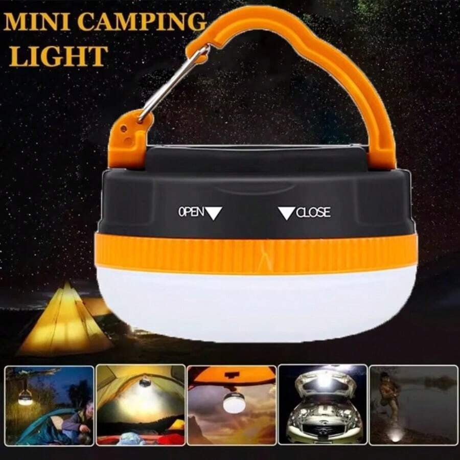 1PC LED Camping Tent Light, Magnetic Lamp With Hanging Hook, Portable Hanging Light For Outdoor Camping & Home Emergency Use - Hand Lantern - View 1