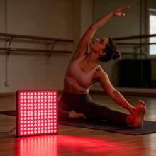 1 Set LED Red Light Beauty Device, 144 Beads, 660nm Wavelength, Brightening Dull Skin, Home Use USB Interface Red Light Beauty Device, Sports Light, Yoga Light - Red - View 3
