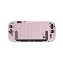 IINE Switch 2 (2025) 保護殼，硬質 PC 外殼，輕量全方位保護，精準開孔設計，可愛波點圖案，粉色 & 薄荷巧克力色 - 查看 11