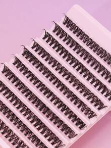 8-13mm Single 200 Clusters Of Natural False Eyelashes Are Suitable For Parties, Nightclubs, Daily Work Meetings And Other Occasions. - D - 查看 3