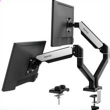Nearhub MS-002 Monitor Arm Dual Arm With C-Clamp & Grommet Mount,Flexible Adjustment 180° Swivel, Tilt +90° To -45°, 360°Rotation Effortless Installation Monitor Arm - View 11