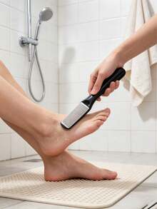 Foot Heel File, Callus Remover, Can Be Used With Foot Scrub, Professional Foot Brush And Callus Remover - Suitable For Removing Dead Skin, Especially For Cracked Heel Problems. Suitable For Home Foot Care/Warm Gift Choice, Covering Foot Care Tools, Foot Massagers, Foot Bath Accessories And Other Products, Suitable For Family, Personal Care Scenarios, Affordable Price, Great Choice For Holiday Gifts (Color And Style Sent Randomly) - A-Black - View 2