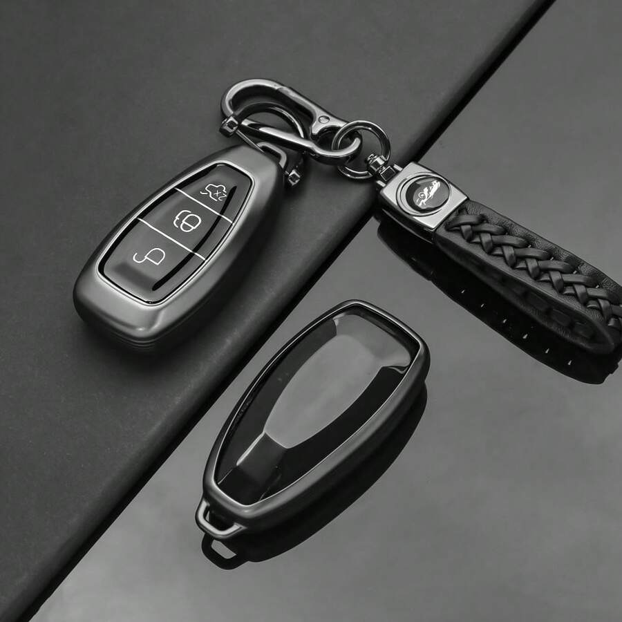 新款 TPU 汽車智慧鑰匙保護套殼,適用於 Focus 3 4 ST、Mondeo MK3 MK4、Fiesta、Fusion、Kuga、Ecosport,保護鑰匙配件 - A - 查看 1