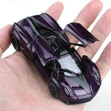 1pc (Bagged) 1/43 Scale Zinc Alloy Dual-Color Aviation Style Toy Car Parts, High-Quality Alloy Die-Cast Toy Car, Pull-Back Function, Both Doors Can Open, Children's Toy, Suitable For Boys 3 Years And Above, Gift/Toy Collection - Multicolor - View 14