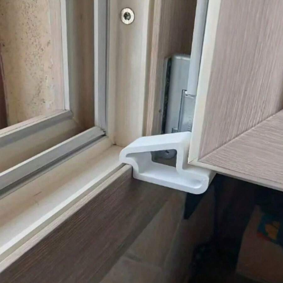 1/3件裝門窗擋條 防撞緩衝條與軌道鎖套組,適用陽台隔間、通風,易安裝,適合露台門與臥室居家禮物 - 彩色 - 查看 1