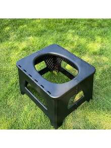 Large Portable Outdoor Camping Equipment For Adults, Sit Or Squat, Camping Supplies, Portable Toilet Equipment, Novelty Accessories, Hiking, Sports & Entertainment Supplies, Outdoor Folding Chair, Camping & Hiking Accessories - Multicolor - View 5