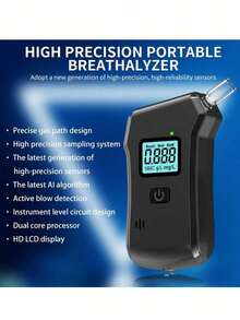 Professional Multi-Function Alcohol Testing Gas Analyzer - Blue - View 9