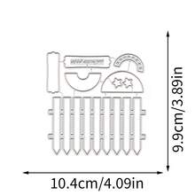 1pc Creativity Independence Day Metal Cutting Die For Scrapbooking And Crafting, Diy Embossing Template, Handmade Card And Gift Card Making Tool. - Multicolor - View 7