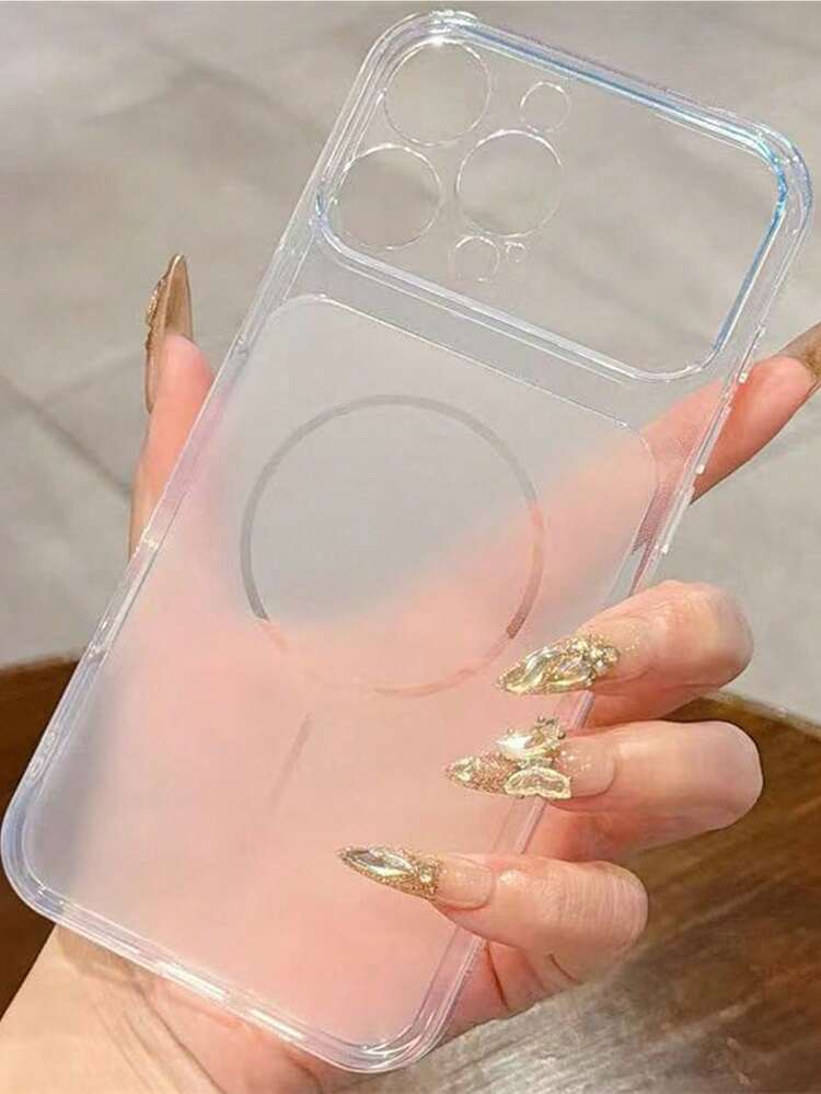 Shockproof Transparent TPU Case With Lens Protection, Compatible With Multiple Mobile Phones. Perfect For Gifts - Transparent 2 - View 1