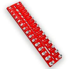 High Quality 57-Piece Nut And Bolt Thread Checker Set - 21 Standard + 17 Metric Thread Gauges | 19 Drill Gauges, Wall Mount Bolt Size Finder For Identifying Fasteners And Drill Bits - 49 Gauges-15 Standard & 15 Metric & 19 Drill Gauges - View 1