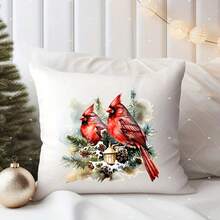 1/2/3 pièces Autocollants de transfert de chaleur couple d'oiseaux rouges, lavables et à repasser, convenant pour les T-shirts DIY, les sweats-shirts, les sweats à capuche, les jeans, les sacs à dos, les coussins, les décorations de fêtes, durable et élégant pour Noël - Multicolore - Voir 8