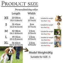 1 pieza Collar personalizado con código QR para mascotas en marrón y crema, con grabado de nombre personalizado y un código QR de contacto para protección de la privacidad, capaz de rastrear y localizar a la mascota. Multifuncional, adecuado como regalo para amantes de los perros y dueños de mascotas - Multicolor - Ver 3