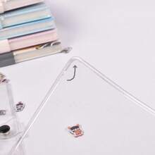 A6 Transparent Loose-Leaf Binder, Macaron Color Ring Binder, Replaceable Transparent Inner Pages, Sticker Storage Album, Photo Card Holder, Diary Planner Notebook, Office Stationery School Supplies,Card Holder - A6 - View 7