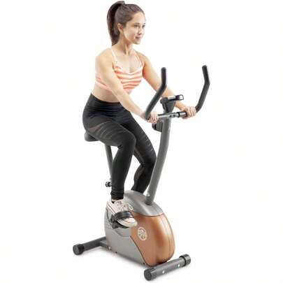 Home Fitness Personal Exercise Bike with Adjustable Magnetic Resistance for Cardio Workout and Cycle Training