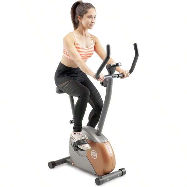 Home Fitness Personal Exercise Bike with Adjustable Magnetic Resistance for Cardio Workout and Cycle Training