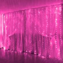 Garden Decor, Remote Control 8 Flashing Modes Fairy Lights, Wedding Party Decoration String Lights, Sparkling USB Powered Curtain Lights Suitable For Christmas, Halloween, Living Room, Bedroom, Kitchen Atmosphere Decoration Hanging Colorful Lights, Holiday Decoration, Garden Decoration Hanging String Lights, Fairy Tale Garland Decoration, Indoor Wall Decoration, Camping Decoration String Lights, Birthday Decoration Hanging String Lights - USB Curtain Light String - View 17