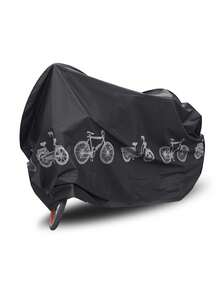 1pc High-End 3D Bicycle Cover, Suitable For Electric Bikes, Mountain Bikes And Motorcycles. All-Season Use, Easy To Install And Convenient To Carry. - Multicolor - View 8