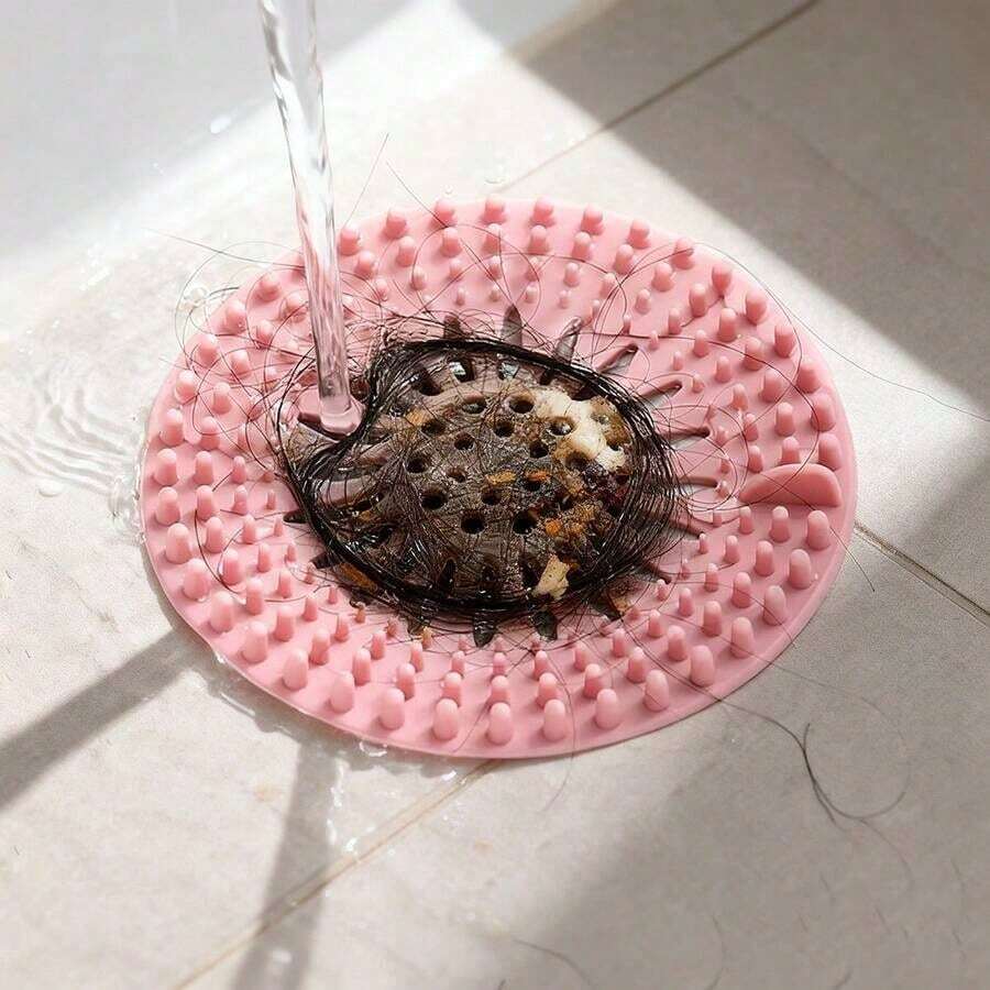 Bathroom Sink Drainage Net, Hair Collector Shower Drainage Cover Protection Device, Suitable For Bathroom Bathtub Shower And Sink Garbage Disposal Parts, Slight Color Difference Is Normal. - A - View 1