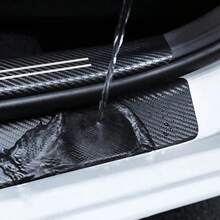 Carbon Fiber Color Car Door Threshold Protector Stickers Pedal Guards For Chevrolet Trunk Sill Scuff Plate Accessories - LE - View 9