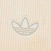 Adidas Originals Adicolor Trefoil Color Block Logo Embroidered Zipper Retro Stand Collar Lambswool Coat Women's White - White - View 7