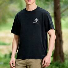 Columbia Summer Comfortable Breathable Quick-Dry Short Sleeve T-Shirt For Men - Black - View 4