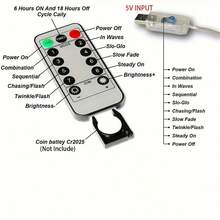 Garden Decor, Remote Control 8 Flashing Modes Fairy Lights, Wedding Party Decoration String Lights, Sparkling USB Powered Curtain Lights Suitable For Christmas, Halloween, Living Room, Bedroom, Kitchen Atmosphere Decoration Hanging Colorful Lights, Holiday Decoration, Garden Decoration Hanging String Lights, Fairy Tale Garland Decoration, Indoor Wall Decoration, Camping Decoration String Lights, Birthday Decoration Hanging String Lights - USB Curtain Light String - View 7