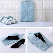 2/6 piezas Bolsas portátiles con cremallera para almacenamiento de zapatos, Bolsas de zapatos impermeables portátiles para viajes, Organizador de zapatos deportivos a prueba de polvo, Bolsa de zapatos para viajes, Organizador de zapatos para equipaje, Funda de zapatos para equipaje de viaje de negocios, Bolsa portátil de almacenamiento de zapatos deportivos para gimnasio, Unisex - Multicolor - Ver 5
