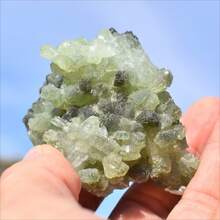1pc Random Natural Raw Fluorite Rough Stone, Premium Natural Mineral Specimen. Perfect For Jewelry Making, Indoor Decor Collection, Geological Teaching And Popular Holiday Gifts - Green - View 10